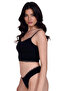 Women's Lace Detailed Crop Top and Bottom Set (Tank Top+Slip) - 2