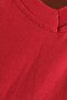 Real Plus Size Women's T-Shirt Lycra V-Neck 20150 Red - 4