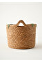 Auris Handled Basket Natural (30X28X24 cm) - 2