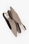 Women's Jazzy Mink Suede Pointed Toe Ballerinas - 4