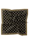 Sport Baklava Pattern Sparkling Crystal Scarf - 2