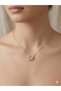 316L Steel Luminous Boxed Gold Swan Pink Swan Necklace - 4
