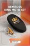 Motorcycle Saddle Cover and Valve Cap Set – Non-Slip, Breathable, Universally Compatible Motor Accessory Set