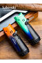 Orange - Gradient Color Double Jet Flame Cigar Lighter With Cigar Holder Lightweight Camping - 5