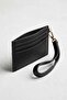 Black Strap Leather Look Women's Card Holder Mg2845 - 2