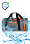 Faux Leather Duffle Bag,Spacious, with Front and Side Pockets, Gym & Travel Bag with Strap, 125 - 3
