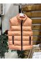 Children's Inflatable Salmon-Purple Plush Puffy Lightweight Zippered Vest - 3