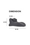 Relief Wedge Pillow, 100% PE Memory Foam Ergonomic Support Cushion, Pillow for Back, Neck & Leg - 7