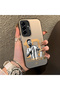 Samsung Galaxy A36/A56 Compatible Hard Acrylic Back Silicone Edge Lens Protection Case - 2