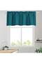 Window Valance,Blackout Curtains,57 Inch by 18 Inch,1 Panel,for Kitchen & Bathroom