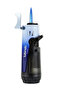 White - Gradient Color Double Jet Flame Cigar Lighter With Cigar Holder Lightweight Camping