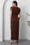 Crew Neck Buckle Dress Grs3926 - 6