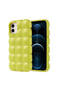 iPhone 12 Case Shiny Flexible Silicone Brsa Dom Dom Cover - Pink - 2