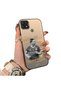 Oppo A15/A15S Compatible Hard Acrylic Back Silicone Edge Lens Protection Case