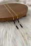 Gold Color Glasses Chain with Black Crystal Stone Gift Accessory Glasses Strap Glasses Cord - 4