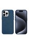iPhone 15 Pro Compatible Brsa Micro Fiber Mimosa Case-Brown - 2