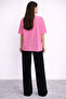 Women's Oversize 2-Piece Set 100% Cotton Trendy Design Stylish Look - 2
