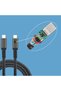 Black 2Nd Generation Type-C to Type-C Usb3.2 Pd Data Cable 100W 20Gbps 4K@60Hz 1 Meter-Brsa - 4