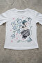 White Girl in Flowers Gothic Grunge Y2K Long Sleeve Crop - 2