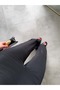 Chest and Back Decollete Tulle Jumpsuit Black - 8