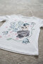 White Girl in Flowers Gothic Grunge Y2K Long Sleeve Crop - 4
