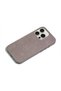 iPhone 15 Pro Compatible Brsa Micro Fiber Mimosa Case-Brown - 4