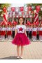 Girl's Fuchsia Skirt Suit with Star Detail – School Event and Holiday 5-13 Years Old