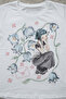White Girl in Flowers Gothic Grunge Y2K Long Sleeve Crop - 3