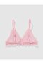 Show Off Shine Lace Padded Triangle Bralette - 4