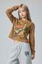 Brown Domo Guitarist Caricature Unisex Sweatshirt