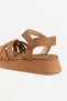 Suni süet platform sandalet - 4