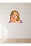 Retro Diva Woman Figured Cold Print Sticker - 5