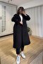 Premium Black Belted Coat