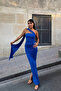 Women's Maxi Length Sandy Dress with Shawl