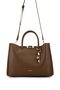 Women's Faux Leather Mink Handbag - 6