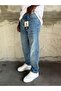 Blue Stonewashed Stretch Fabric Regular Fit Jeans - 2