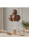 Taupe Fashion Latex Balloon 5in 100pcs, Party Decoration Balloons - 2