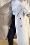 Stone Color Belted Premium Coat - 2