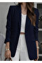 Women's Navy Blue Blazer Jacket