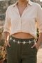 Bohemian Waist Chain with Silver Starfish Detail - 2