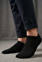 Pack of 3 Unisex Cotton Black Bootie Socks - Sweat-Proof and Non-Marking Bootie Socks - 2