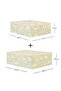 2 Pieces Children's Room Dinosaur Under-Bed Suitcase Organizer Box with Support 31X38X12 + 45X55X18 - 7