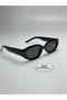 Seli̇n Black Sunglasses Cateye Black Frame Black Glass Colorful 50 Ekartman - 6