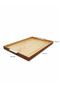 Room Service Tray with Metal Silver Handles - 2