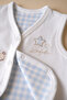 Magic Carousel Embroidered 100% Cotton Lined Vest - Baby Boy - 3