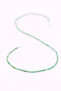 Emerald Stone Necklace Natural Gemstone Faceted Cut 2-3 mm - 3