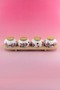 Meadow 4-Piece Porcelain Spice Rack with Bamboo Stand - 2