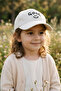 Girl's Good Embroidered Hat 4-9 Years Old Casual Cotton Baseball Cap - 2