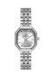 Women's Silver Metal Cord Silver Dial Modern Case Wristwatch with 2 Year Warranty - 4