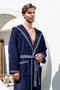 Marin Bleu Men's Bathrobe 100% Cotton